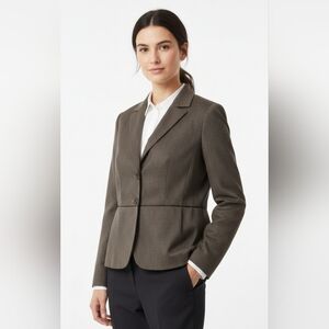 Banana Republic Factory Brown Blazer Collegiate Academic Preppy Classic 8